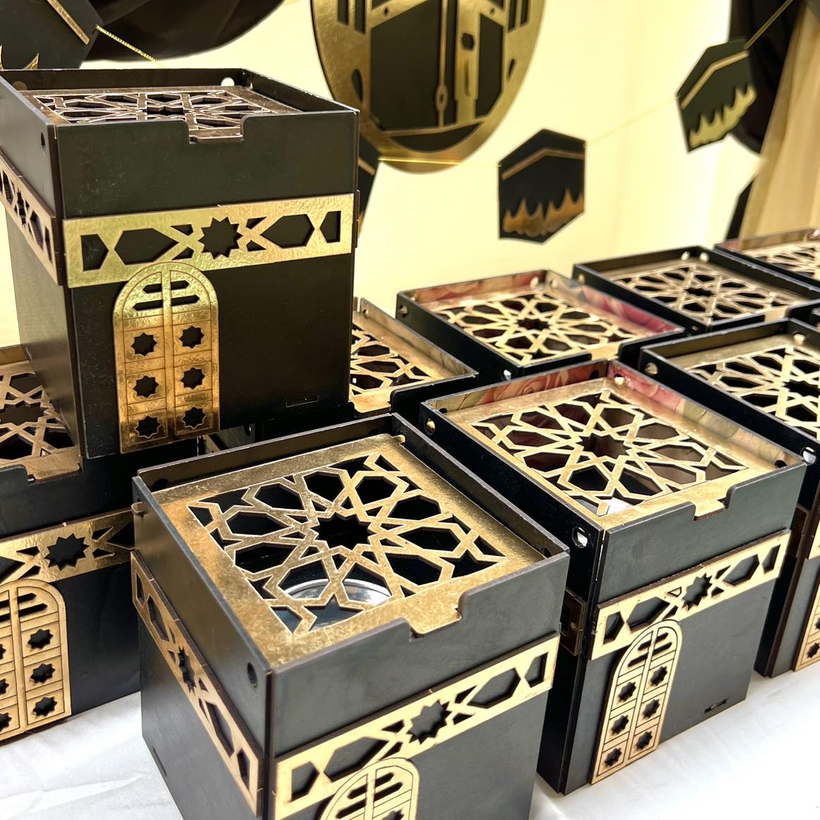 مبخرة الكعبة الخشبي حجم وسط - Image 7