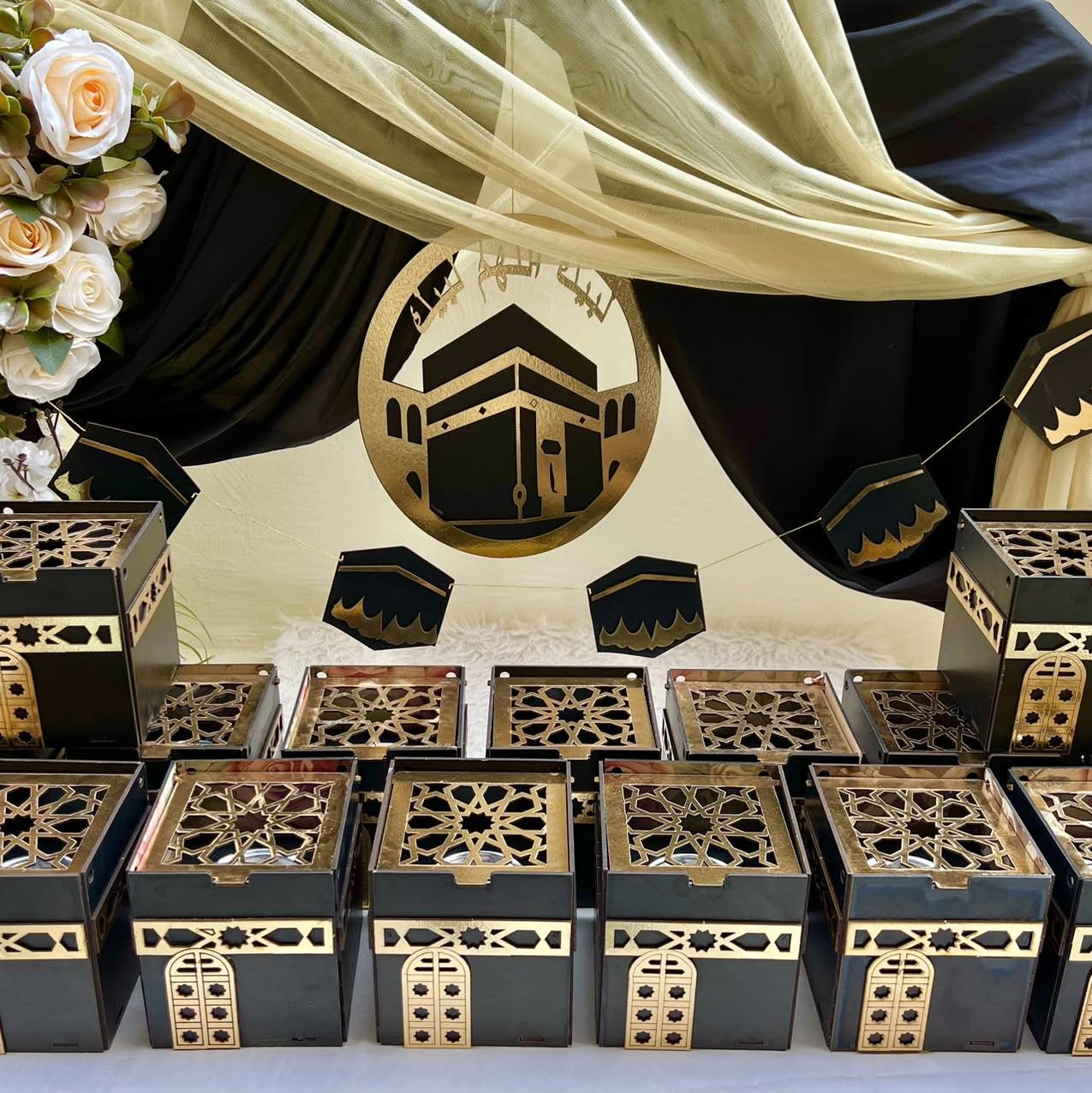 مبخرة الكعبة الخشبي حجم وسط - Image 5