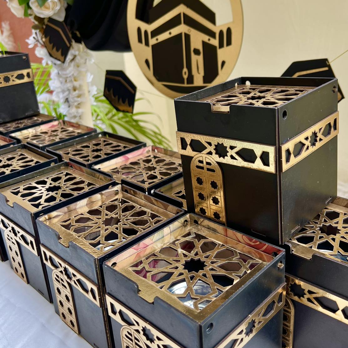 مبخرة الكعبة الخشبي حجم وسط - Image 4